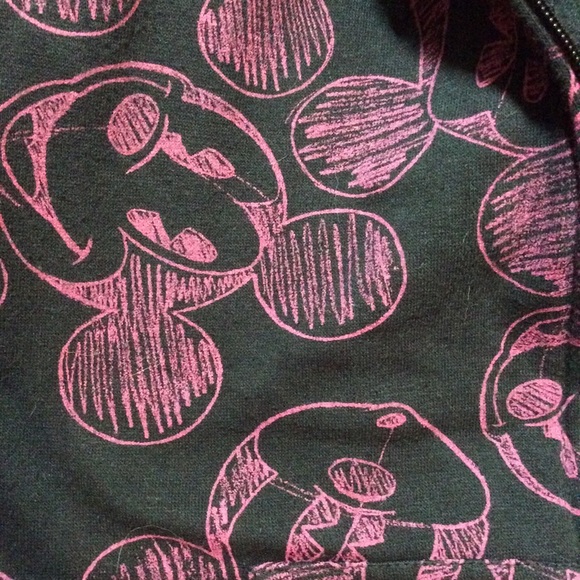 SOLD Disney Soft Zip Up Hoodie Mickey Mouse - Picture 5 of 8